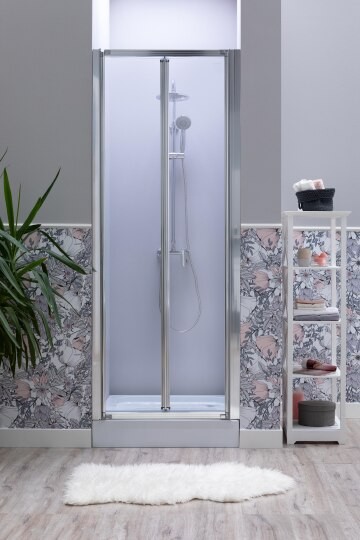дверь для душевой кабины в нишу aquanet alfa naa6422 80 210018 профиль хром, стекло прозрачное