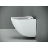 Унитаз Ceramicanova Mono CN1905 подвесной, с сиденьем микролифт, белая