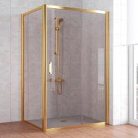 Душевой уголок Vegas Glass ZP+ZPV 120*100 09 05 профиль золото, стекло, стекло бронза