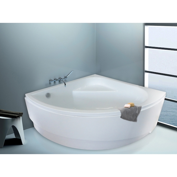 акриловая ванна royal bath rojo 150x150 rb375201 без гидромассажа