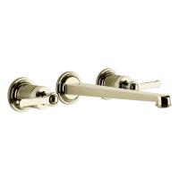 Смеситель для раковины Gessi Venti20 65090#710, встраиваемый цвет: Brass PVD