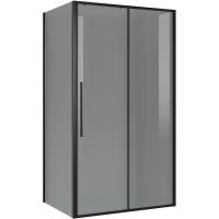 Душевой уголок Niagara Nova 110×90 NG-85-11TB-TB90-34 профиль черный матовый, стекло тонированное