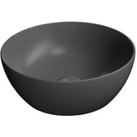 Раковина GSI Pura 885426 накладная, Ø32 см, Ardesia opaco (Черный матовый)