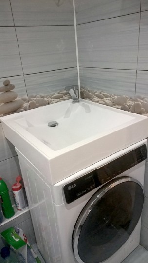 раковина над стиральной машиной цвет и стиль мойдодыр нф-00007565 60 см