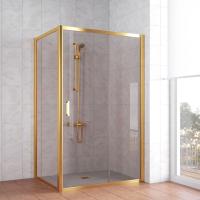 Душевой уголок Vegas Glass ZP+ZPV 120*70 09 05 профиль золото, стекло, стекло бронза