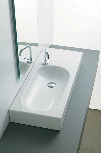 раковина подвесная/накладная disegno ceramica ovo ov090dx101