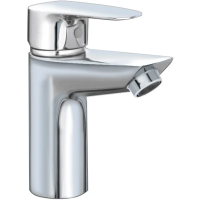 Смеситель для раковины AQUAme Prato AQMP6111 с донным клапаном, хром