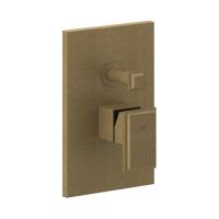 Смеситель для ванны Gessi Eleganza 46079#713, встраиваемый, цвет: Antique Brass