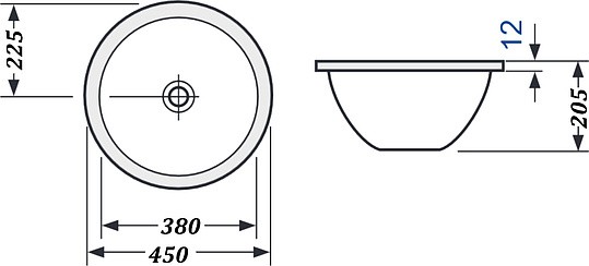 раковина встраиваемая villeroy & boch loop & friends 6180 3801, цвет альпийский белый