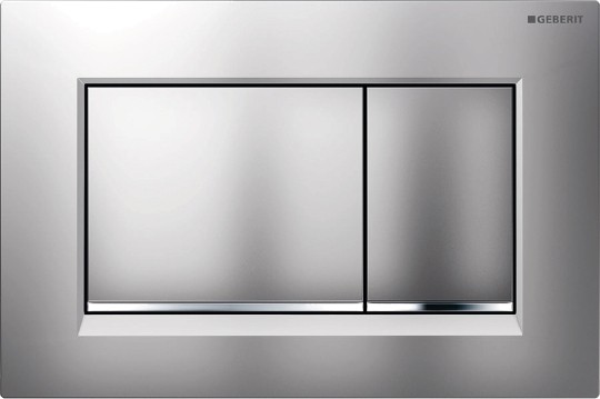 Кнопка для инсталяции Geberit Sigma 30 115.883.JQ.1 цвет хром матовый / цвет хром глянцевый