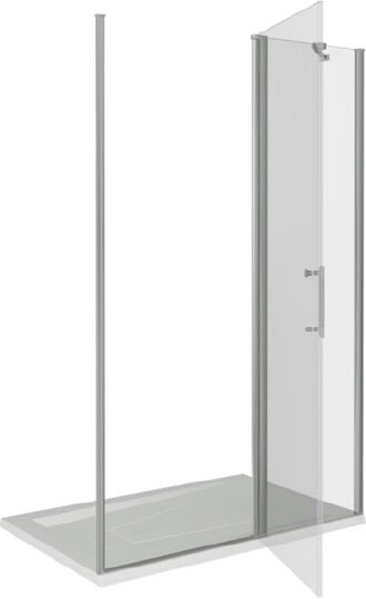 дверь для душевой кабины в нишу good door mokka wtw-120-c-we 120 см
