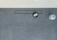 Душевой трап 950 BETTOSERB Drain Frameless Line арт. 13701234, хром матовый/ полая под плитку, без рамки комбинированный затвор