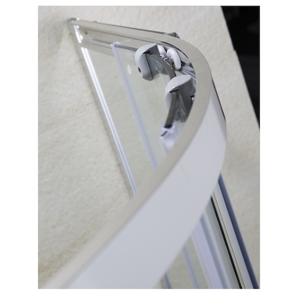 душевой уголок grossman classic gr-0090 90×90x190 см, профиль хром, стекло прозрачное