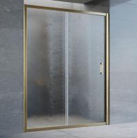 Дверь для душевой кабины в нишу Vegas Glass ZP 150 05 02 профиль бронза, стекло шиншилла