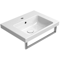 Раковина GSI Norm 8638111 подвесная, 50x40 см, Bianco lucido (Белый глянец)