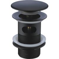 Донный клапан WasserKRAFT A080 click-clack, черный матовый