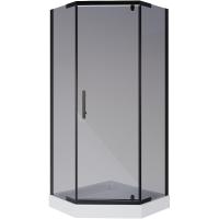 Душевой уголок Niagara Eco 90×90 NG-009-14DT профиль черный, стекло тонированное
