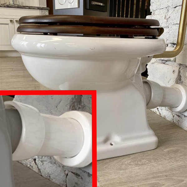 Devon&Devon Devon&Devon Колено из керамики горизонтальное 236мм, для слива унитаза, цвет: белый