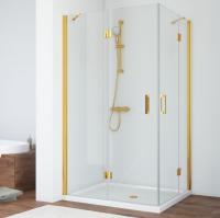 Душевой уголок Vegas Glass AFA-F 90*80 09 01 профиль золото, стекло, стекло прозрачное