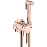 Гигиенический душ Plumberia Selection IXO XO2000RG со смесителем, розовое золото
