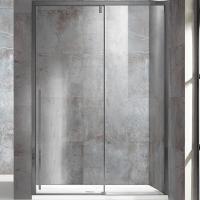 Душевая дверь Vincea Lugano 130 VDS-1L130CLGM-1 профиль вороненая сталь, стекло прозрачное
