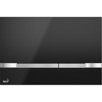 Кнопка для инсталляции AlcaPlast Flat Color STRIPE-BLACK цвет черный