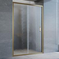 Дверь для душевой кабины в нишу Vegas Glass ZP 130 05 02 профиль бронза, стекло шиншилла