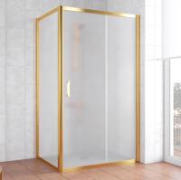 Душевой уголок Vegas Glass ZP+ZPV 110*70 09 10 профиль золото, стекло, стекло сатин