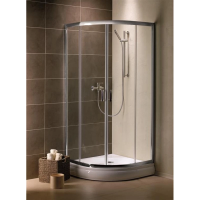 Душевой уголок Radaway Premium Plus A 80×80 30413-01-05N профиль хром, стекло графитовое