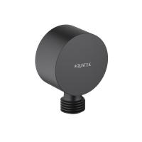 Шланговое подключение Aquatek AQ2457MB, черный матовый