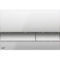 Кнопка для инсталляции AlcaPlast Basic M1722 цвет хром матовый
