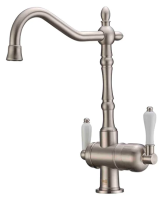 Смеситель для кухни ZorG Clean Water ZR 326 YF nickel