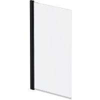 Шторка на ванну AM.PM Gem 80 W90BS-D080-140BT профиль черный матовый, стекло прозрачное