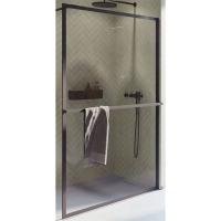 Душевая перегородка Riho Lucid GD400 90 G005042121 (GD409B000) профиль черный, стекло прозрачное