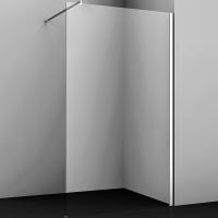 Душевая перегородка WasserKRAFT Rossel 110 28W46 профиль серебристый, стекло прозрачное