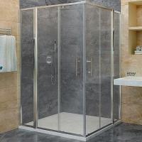 Душевой уголок RGW Hotel HO-311 130x130 профиль хром, стекло прозрачное