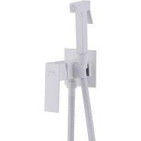 Гигиенический душ Abber Daheim AF8226W со смесителем, белый матовый