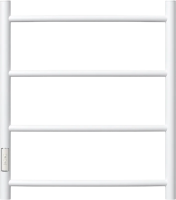 Полотенцесушитель Point Афина PN04756W электрический, 50x60 см, белый
