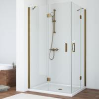 Душевой уголок Vegas Glass AFA-F 100*80 05 01 профиль бронза, стекло прозрачное