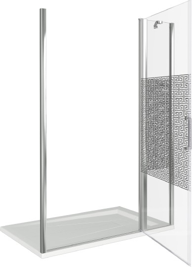 дверь для душевой кабины в нишу good door fantasy wtw-130-f-ch