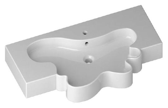Раковина накладная/полувстраиваемая Disegno Ceramica Splash SH10056101