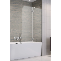 Шторка на ванну Radaway Torrenta PND 100R 12011202-101R профиль хром, стекло прозрачное