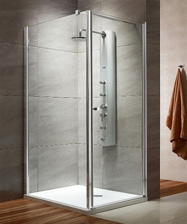 душевой уголок radaway eos kdj 80x100 прозрачное стекло r