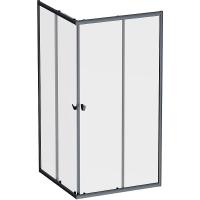 Душевой уголок AM.PM Sunny 120×90 W87G-403-12090-BT профиль черный матовый, стекло прозрачное