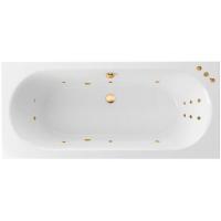 Акриловая ванна Excellent Oceana 180x80 "SMART" цвет золото