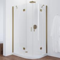 Душевой уголок Vegas Glass AFS-F 120*80 05 01 профиль бронза, стекло прозрачное