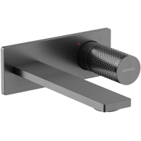Смеситель для раковины Sancos Nexus SC9013GG встраиваемый, вороненая сталь
