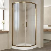 Душевой уголок Vegas Glass ZS 80 05 02 профиль бронза, стекло шиншилла