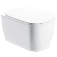 Унитаз подвесной безободковый BelBagno Prado BB10150CH, без сиденья, цвет белый.