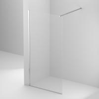 Душевая перегородка BelBagno Kraft 90 KRAFT-L-1-90-C-Cr профиль Хром стекло прозрачное